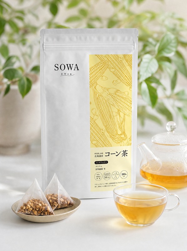 SOWA 高圧蒸し焙煎 北海道産コーン茶
